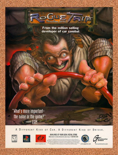 1998 Rogue Trip PS1 Original Advertisement / Retro Wall Art v5