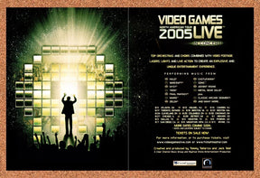 2005 Video Games Live 2005 North American Tour Original Ad / Promo v1