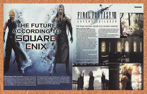 Final Fantasy VII FF7Advent Children Movie Original 2005 Ad Authentic Game Promo