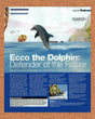 2000 Ecco The Dolphin Defender Of The Future Dreamcast Original Ad / Promo v1
