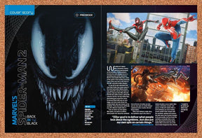 Spider-Man 2 PS5 Original 2023 Vintage Ad - Video Game Review Display Promo