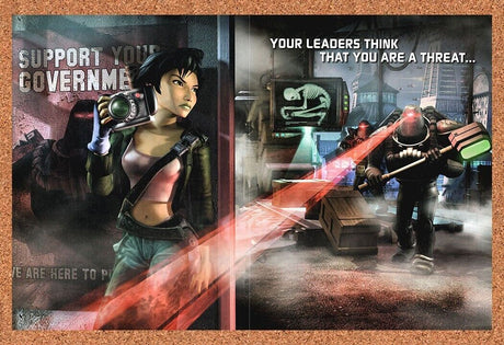 Original 2003 Beyond Good And Evil GameCube Vintage Ad - Video Game Promo