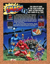 Smash TV NES Original 1992 Ad Authentic Nintendo Arcade Video Game Promo