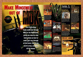 1999 MDK PS1 Original Advertisement / Retro Promo vr1