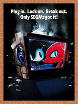 1994 Sonic & Knuckles Plug In Lock On Original Advertisement / Retro Promo v1