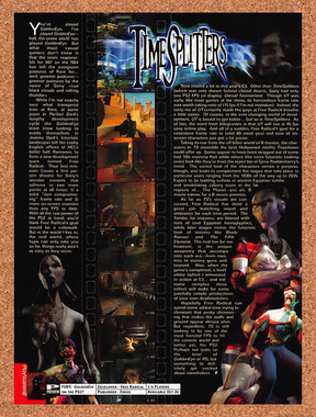 2000 TimeSplitters PS2 Original Advertisement / Retro Promo vr1