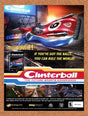 Clusterball PC Original 2001 Ad Authentic 3-D Action Sports Video Game Promo