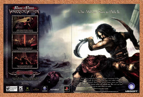 2004 Prince Of Persia Warrior Within Xbox Original Advertisement / Promo v2