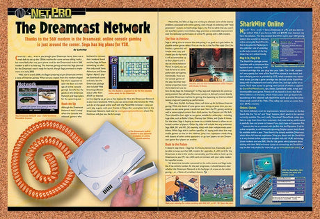 2000 Sega Dreamcast Network Original Advertisement / Retro Promo vc2