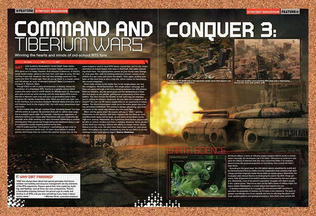 Command And Conquer 3 Tiberium Wars Original 2006 Vintage Ad - Video Game Promo