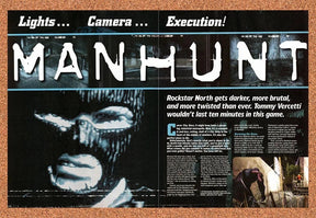 2003 Manhunt PS2 Original Advertisement / Retro Promo vr1