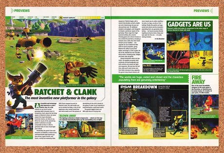 2002 Ratchet & Clank PS2 Original Advertisement / Retro Promo vr2