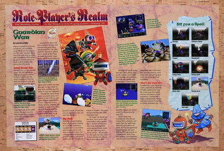 1995 Guardian War 3DO Original Advertisement / Retro Wall Art v1
