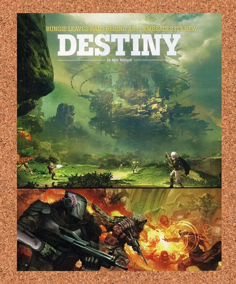Destiny PS3 Original 2014 Ad Authentic Bungie Video Game Promo Artwork