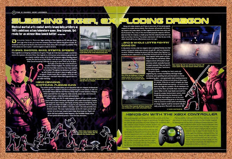 2001 New Legends Xbox Original Advertisement / Retro Promo vr1