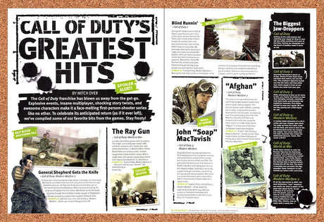 2010 Call Of Duty Call Of Duty’s Greatest Hits Original Ad / Retro Wall Art v4