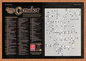 2002 Dark Age Of Camelot Darkness Falls Dungeon Map Original Ad / Promo vr2