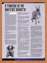 2001 WarCraft Timeline Of The WarCraft Universe Original Advert / Retro Promo v3