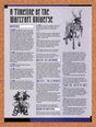 2001 WarCraft Timeline Of The WarCraft Universe Original Advert / Retro Promo v3