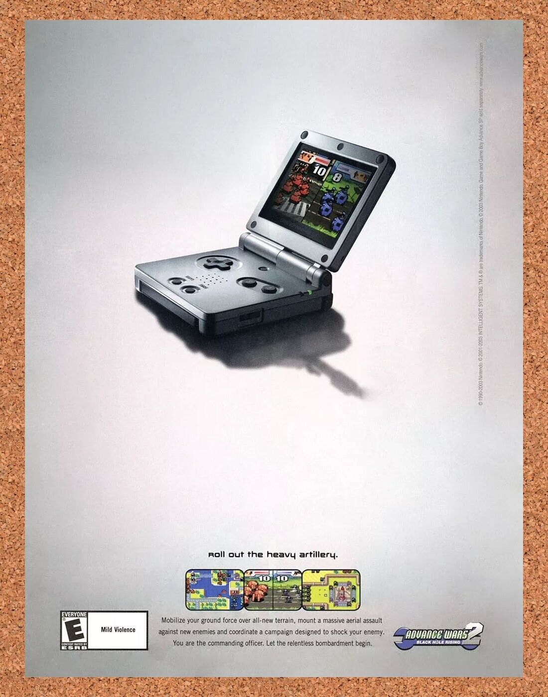 Nintendo Game Boy Advance SP Original 2004 Ad Authentic Video Game Promo