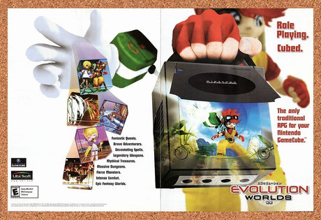 Evolution Worlds Original 2005 Vintage Ad - Video Game Promo