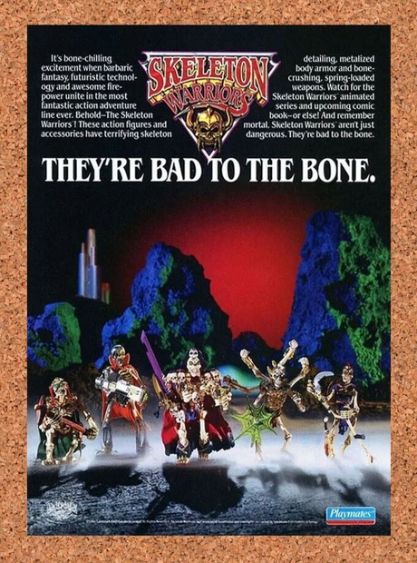 Skeleton Warriors Action Figures Original 1996 Ad Authentic Video Game Promo