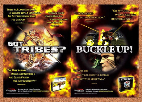 1999 Tribes Games PC Original Advertisement / Retro Promo v1