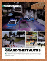 2001 Grand Theft Auto III PS2 Original Advertisement / Retro Promo vr5