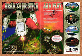 1997 Helicops PC Original Advertisement / Retro Promo v1