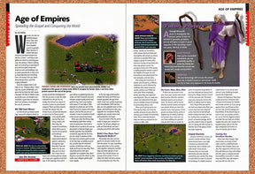 1998 Age Of Empires PC Original Advertisement / Retro Promo vr1