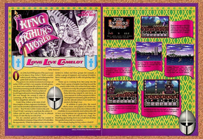 1993 King Arthur's World SNES Original Advertisement / Retro Promo v1